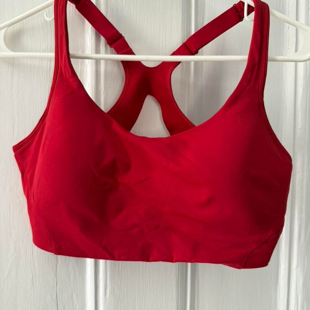 Lululemon All Powered Up Bra – Dark Red - Excellent Condition- 38D